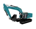 Produktbild: Amewi 22501 Bagger G704E Vollmetall 1:14 Petrol 2,4GHz RTR Schnellwechsler