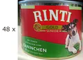 Produktbild: (EUR 6,75 / kg) RINTI Gold Senior mit feinen Stückchen vom Kaninchen: 48 x 185 g