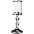 Produktbild: Beliani Kerzenständer, Silber, Glas, 13x36x13 cm, Dekoration, Kerzen & Zubehör, Kerzenhalter