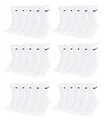 Produktbild: Nike Unisex Trainingssocken Everyday Cushioned Crew Socks SX7664 15 Paar, Artikel:-100 white, Größe:42-46