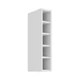 Produktbild: Hängeschrank Regal 15 cm Weiß matt Küchenzeile Küchenblock Küche Stilo Landhaus