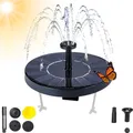 Produktbild: Solar Springbrunnen für draußen, Wasserfontäne als Gartendeko