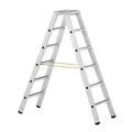 Produktbild: Zarges gebördelte Stehleiter, eloxiert Saferstep B 2x6 Stufen