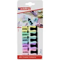 Produktbild: Textmarker Pastell 5er Set edding 7 Mini Keilspitze 1-3mm für Schule Büro