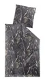 Produktbild: Irisette Bettwäsche KOALA, Anthrazit, Braun, 135 x 200 cm, Baumwolle, 2 teilig, mit Reißverschluss