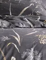 Produktbild: Irisette Feinbiber Bettwäsche Koala 135x200 Gräser Wiesenblumen grau 8425-11