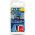 Produktbild: RAPID Tackerklammern, 12 mm, Heftklammer Typ 53, 1080 St., in Blisterverpackung - silberfarben