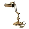 Produktbild: Licht-Erlebnisse Schreibtischlampe LAMPADE SCRIVANIA, ohne Leuchtmittel, Tischlampe Gold Echt Messing flexibel Schreibtisch Lampe goldfarben