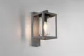 Produktbild: Außenwandleuchte Garten Anthrazit Metall Glas IP44 E27 Balkon Wandlampe Outdoor