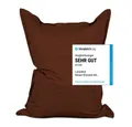 Produktbild: Lumaland Sitzsack XXL Bean Bag Riesen-Sitzkissen 380L 140x180cm Special Edition, Wasserfester Indoor & Outdoor BeanBag mit EPS-Perlen