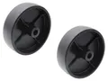 Produktbild: 2x Stützrad Deckrad (flach) passend für MTD SE 160AT 13A7508E678 Rasentraktor