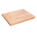 Produktbild: vidaXL Tischplatte Tischplatte Hellbraun 60x50x2 cm Massivholz Eiche Behandelt (1 St)