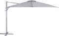 Produktbild: Dehner Ampelschirm Zypern, eckig, mit UV-Schutz 80+, 264 x 300 x 300 cm, Aluminium / Polyester, hellgrau