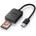 Produktbild: UGREEN SD Kartenleser USB 3.0 SD TF kartenlesegerät SD Card Reader SD Karten Adapter 2 Slot Speicherkartenleser für SDXC, SDHC, SD, MMC, RS-MMC, Micro SDXC, Micro SD, Micro SDHC (Schwarz)