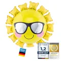 Produktbild: Sonne Luftballon 79x79cm Helium-Ballon für Kinder Sommerfest Partydeko Geburstagsdeko