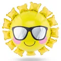 Produktbild: XXL Sonne Folienballon 79x79cm Luftballon Heliumballon Sommerfest Partydeko Deko