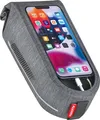 Produktbild: KLICKfix Rahmentasche KLICKfix Phone Waterproof grau 9x7,5x21cm, 1ltr, inkl. Duo Adapter