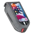 Produktbild: KlickFix Fahrradtasche Rahmentasche KLICKfix Phone Waterproof grau 9x7,5x21cm, 1ltr, inkl. Du
