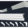Produktbild: Marbet Design - Stuckleisten xps Styropor weiß 2 Meter Deckenleisten Wandleisten E-Leisten Modelle: 2 Meter / 1 Leiste, E-45 / 25x60mm