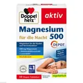 Produktbild: Doppelherz Magnesium 500 für die Nacht Tabletten, 30St PZN 17510627 Verfall 3.28