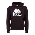 Produktbild: Kappa Unisex Taino Hooded Sweatshirt Pullover Hoody 705322 Schwarz, Bekleidungsgröße:L