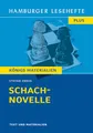 Produktbild: Schachnovelle: Text und Materialien (Hamburger Lesehefte PLUS)
