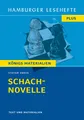 Produktbild: Schachnovelle Stefan Zweig
