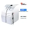 Produktbild: Portable Infrarot-Sauna V2 mit 2 Keramik-Heizern, Klapp-Sitz, 1.600 W