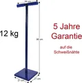 Produktbild: Betonstampfer 12kg Handstampfer Erdstampfer Bodenverdichter 21x21cm - T-Griff Stampfer *G*
