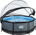Produktbild: EXIT Framepool inkl. multifunktionaler Abdeckung (Set, 3-tlg), ØxH: 244x76 cm, mit Kartuschenfilter und Abdeckung