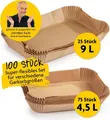 Produktbild: Rachs KOCHWERK Backpapier-Schalen für Heißluft-Fritteusen 100-tlg. 75x klein/25x groß