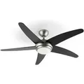 Produktbild: Klarstein - Bolero 2-in-1-Deckenventilator 134cm Leuchte 55W Fernbedienung schwarz