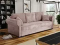 Produktbild: MIRJAN24 Schlafsofa Olimpia Cord, mit Schlaffunktion und Bettkasten, Freistehendes Sofa, 3 Sitzer, Kissen Set