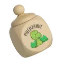 Produktbild: Spruchreif | Milchzahndose aus Holz mit Deckel und UV-Druck | Zahndose für Milchzähne | Kleines Geschenk von der Zahnfee