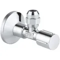 Produktbild: GROHE Eckventil 22037000, mit Drehverschluss, 1/2 Zoll x 3/8 Zoll, chrom