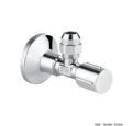 Produktbild: Grohe Badarmatur GROHE Eckventil 1/2x3/8'' Rosette Metallgriff Quetschverschr. 10mm, ch