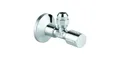 Produktbild: GROHE Eckventil Quetschverschraubung chrom mit Schubrosette