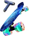 Produktbild: Deleven Skateboard mit LED Rollen Skate Tool und ABEC 7 Lager - Kinder Erwach...
