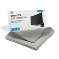 Produktbild: POLYCLEAN 2X SmartTV Soft Pflegetuch – Schonender Bilschirmreiniger für große Displays (40x40 cm) – Display Reiniger Touchscreen Reiniger Screen Cleaner Bildschirm Reinigungstücher