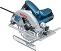 Produktbild: Bosch GKS 190 Handkreissäge | 1400W | 190mm Sägeblatt | 70mm Schnitttiefe | Schwenkbereich 56° | Blau