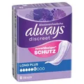 Produktbild: Always Discreet Inkontinenzeinlagen Für Frauen Long Plus 8 Stück