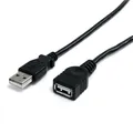 Produktbild: StarTech.com 1,8m USB 2.0 A Verlängerungskabel - Stecker / Buchse - USB Verlängerung - Schwarz - USB-Verlängerungskabel - USB (M)