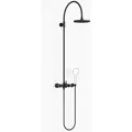 Produktbild: Dornbracht TARA Showerpipe mit Brausebatterie ohne Handbrause, FlowReduce, 26632892-33, Farbe: Schwarz Matt