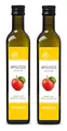 Produktbild: Apfelessig naturtrüb BIO 1000ml (2x 500ml) I rein, unverarbeitet, unpasteurisiert I Apfelessig ungefiltert mit Essigmutter von bioKontor
