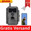 Produktbild: E6 WLAN Wildkamera 1296P HD mit IR LEDs -  , 110° Sichtfeld