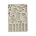 Produktbild: Silikonform Mold Gießen Mould - The Owl's House - Eulen und Zweige - Stampe