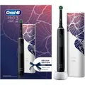 Produktbild: Oral-B Elektrische-Zahnbürste Pro 3 3500, schwarz, Floral Design, 3 Putzmodi, 1 Bürste und Reiseetui