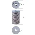 Produktbild: KNECHT Hydraulikfilter, Lenkung hx15 für DAF Volvo Iveco Fiat GM RENAULT MAN Mercedes Ford STEYR TRUCKS