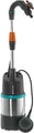 Produktbild: Gardena Regenfasspumpe 4700/2 inox mit Kabel: Tauchdruckpumpe mit integriertem Filter, Fördermenge 4