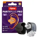Produktbild: Alpine PartyPlug Pro Gehörschutz Ohrstöpsel für Konzert, Festival, Musik, Party & Disco - 21dB Hi-Fi Premium Lärmschutz - Höchste Musikqualität, Professional Filter, 3 Größen (S/M/L), Transparent